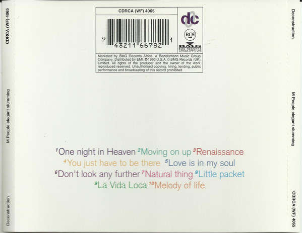 CD - M People - Elegant Slumming