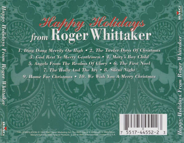 CD - Roger Whittaker - Happy Holidays From Roger Whittaker