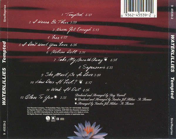 CD - Waterlillies - Tempted