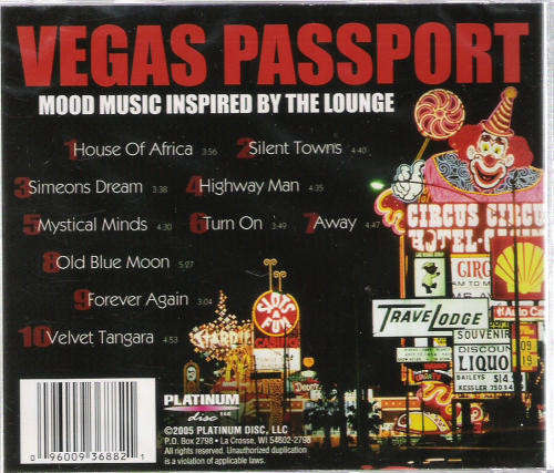 CD - Various - Vegas Passport - Mood Music Inspired By The Lounge