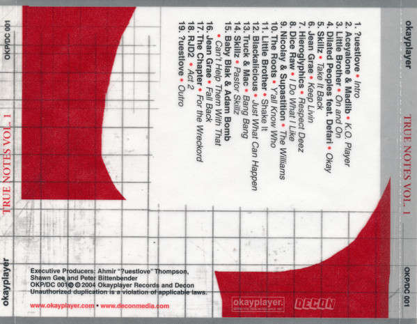 CD - Okayplayer - True Notes Vol. 1 (New Sealed)