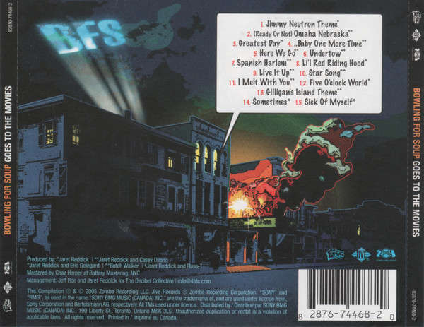 CD - Bowling For Soup - Bowling For Soup Goes To The Movies