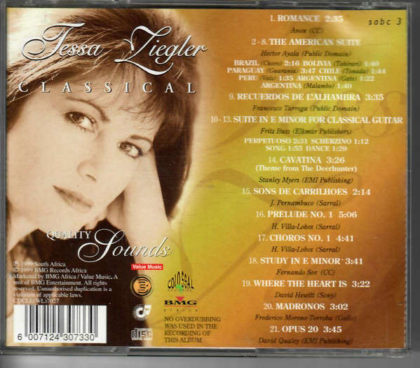 CD - Tessa Ziegler - Classical