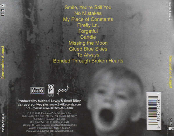 CD - Remember August - Remember August