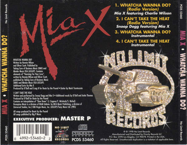 CD - Mia X - Whatcha Wanna Do