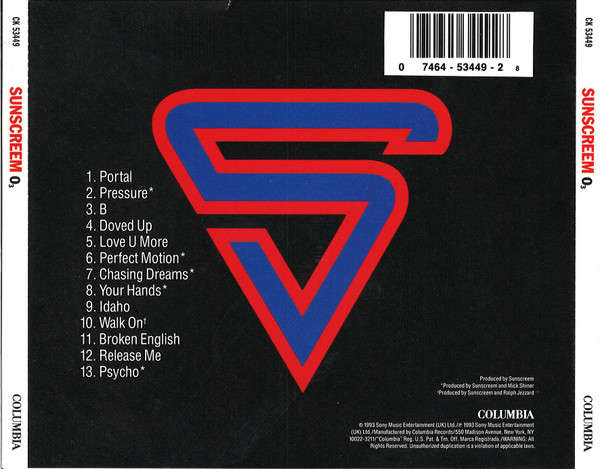 CD - Sunscreem - O
