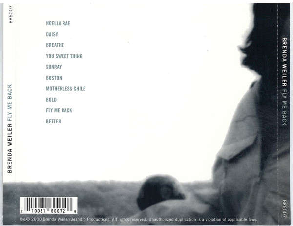 CD - Brenda Weiler - Fly Me Back