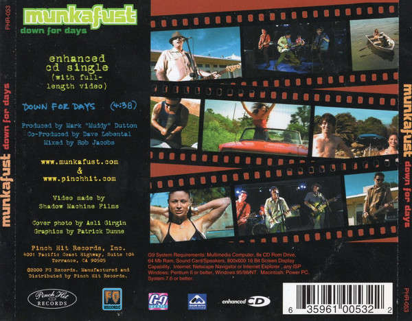 CD - Munkafust - Down For Days