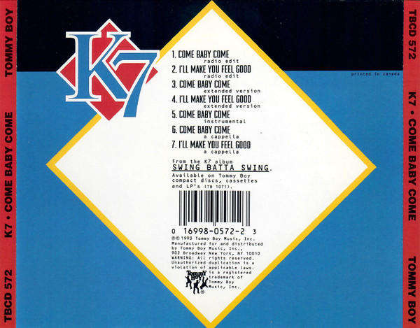 CD - K7  Come Baby Come