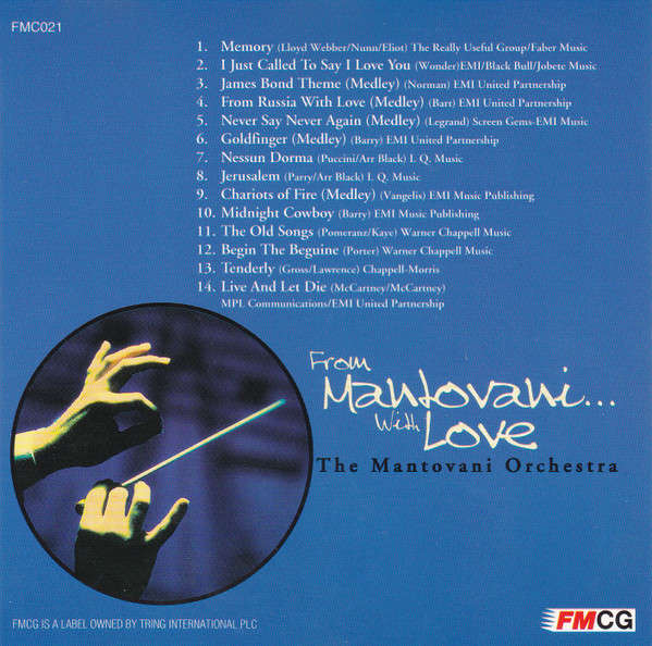 CD - The Mantovani Orchestra - From Mantovani... With Love