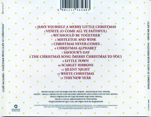 CD - Cliff Richard - Together With Cliff At Christmas