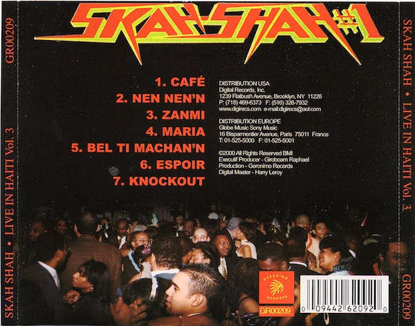 CD - Skah Shah - Live En Haiti Vol. 3