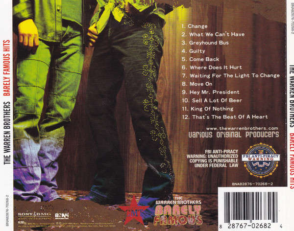 CD - The Warren Brothers - Barely Famous Hits