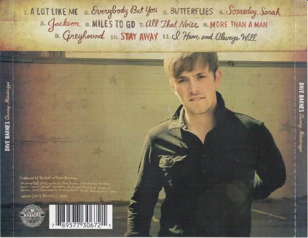 CD - Dave Barnes  Chasing Mississippi