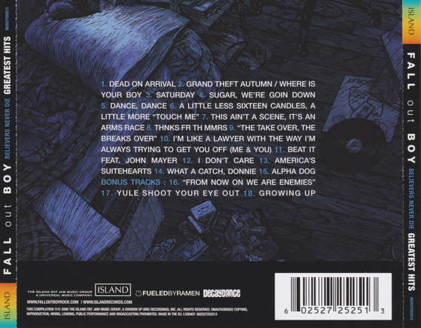 CD - Fall Out Boy - Believers Never Die (Greatest Hits)