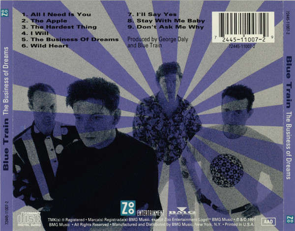CD - Blue Train - The Business Of Dreams