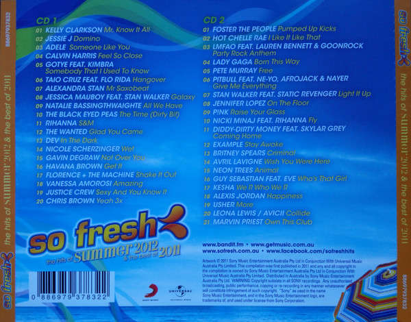 CD - Various - So Fresh: The Hits Of Summer 2012 & The Best Of 2011 (2cd) - 88697937832