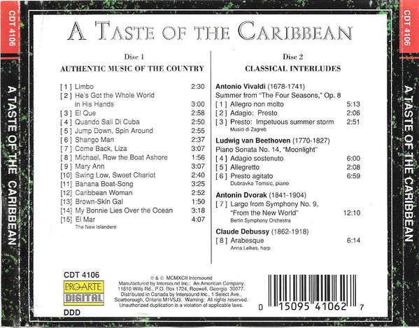 CD - Various - Taste Of Caribbean (2cd)