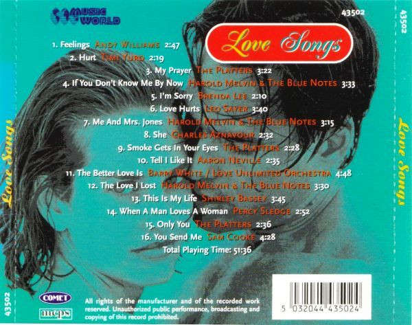 CD - Various - Love Songs