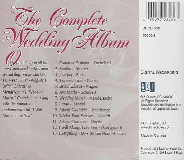 CD - The Westwind Ensemble - The Complete Wedding Album (New Sealed)