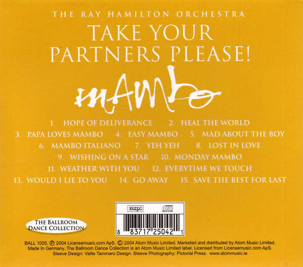 CD - The Ray Hamilton Orchestra - Take Your Partners Please! - Mambo (New Sealed)
