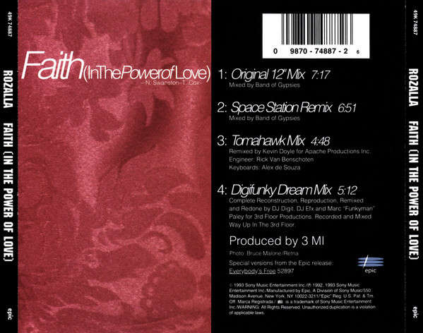 CD - Rozalla  Faith (In The Power Of Love)