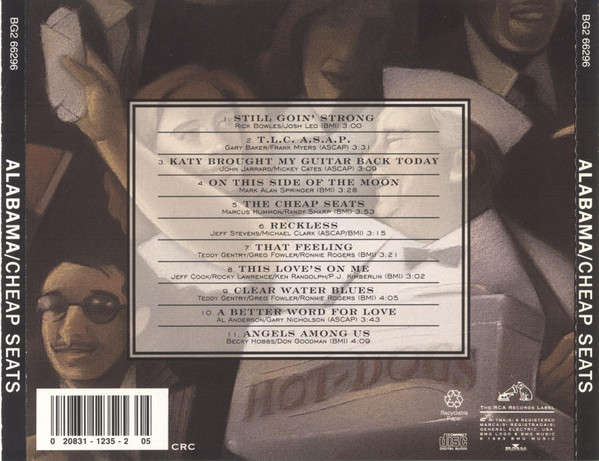 CD - Alabama - Cheap Seats -  BG2-66296
