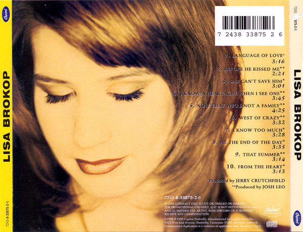 CD - Lisa Brokop - Lisa Brokop