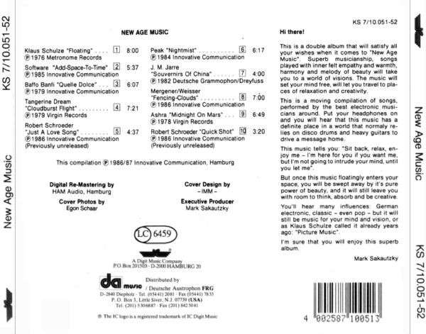 CD - Various - New Age Music