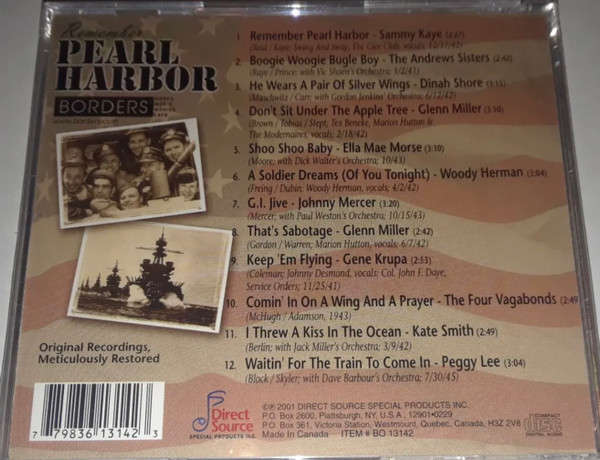 CD - Remember Pearl Harbor