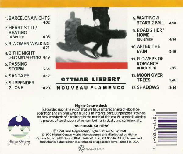 CD - Ottmar Liebert - Nouveau Flamenco