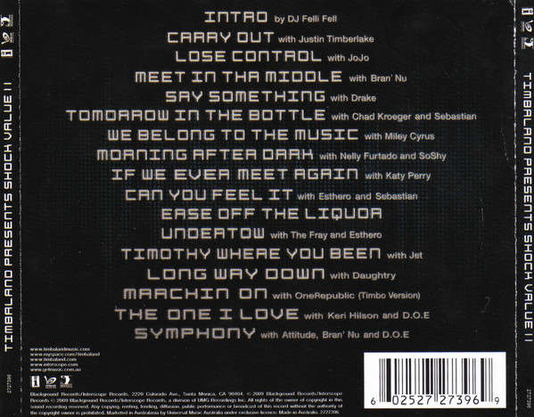 CD - Timbaland - Shock Value II
