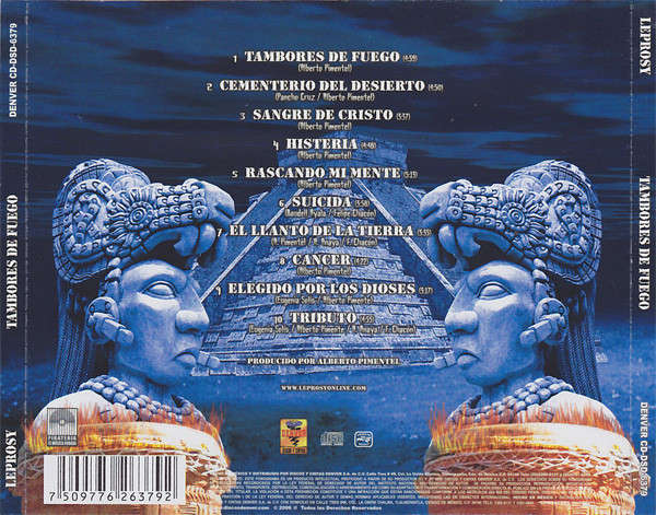 CD - Leprosy - Tambores De Fuego