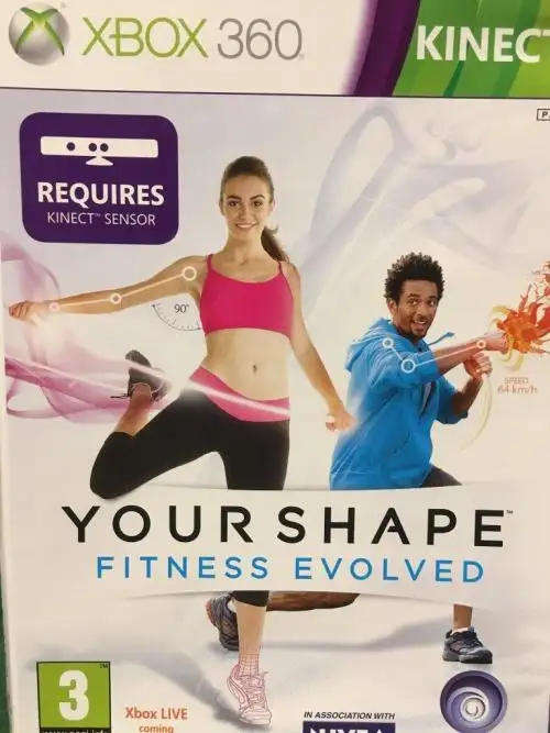 Xbox 360 - Kinect Sensor + Your Shape Fitness Evolved Game Bundle