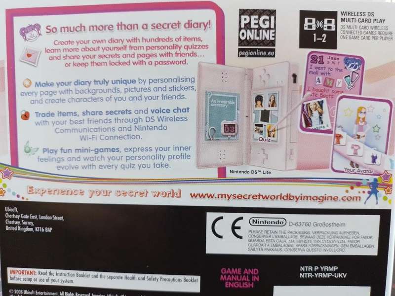 Nintendo DS - My Secret World by Imagine
