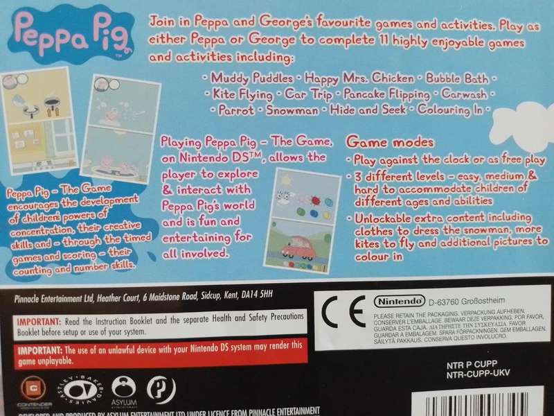 Nintendo DS - Peppa Pig The Game