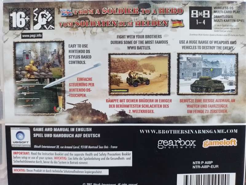Nintendo DS - Brothers In Arms DS