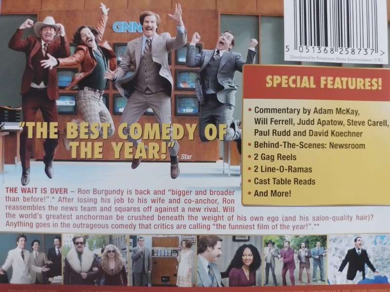 Blu-ray - Anchorman 2 The Legend Continues