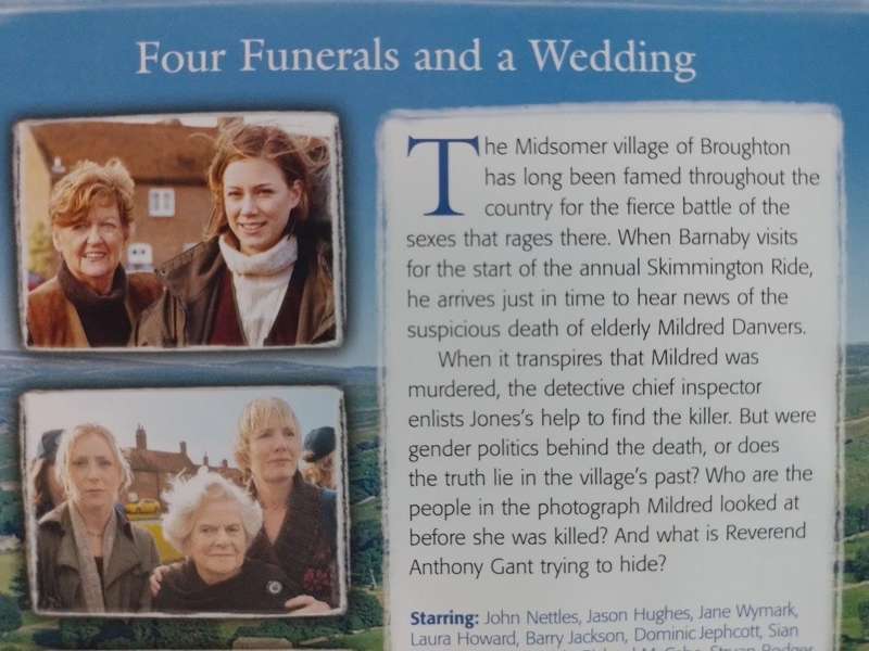 DVD - Midsomer Murders - No 51 Four Funerals and a Wedding