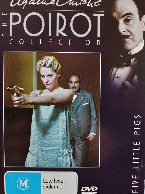 DVD - Poirot - No 7 - Five Little Pigs - Agatha Christie