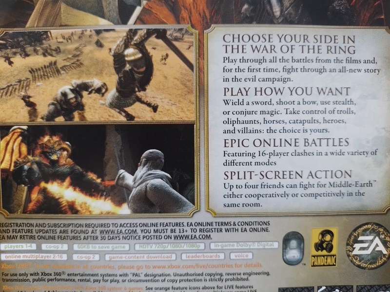 Xbox 360 - The Lord Of The Rings Conquest