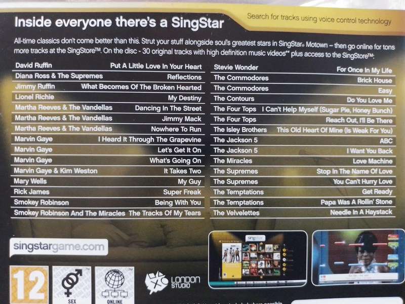 PS3 - Singstar Motown