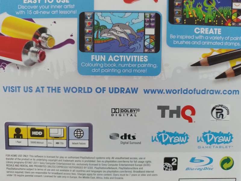 PS3 - UDraw Studio Instant Artist (Requires UDraw Tablet)