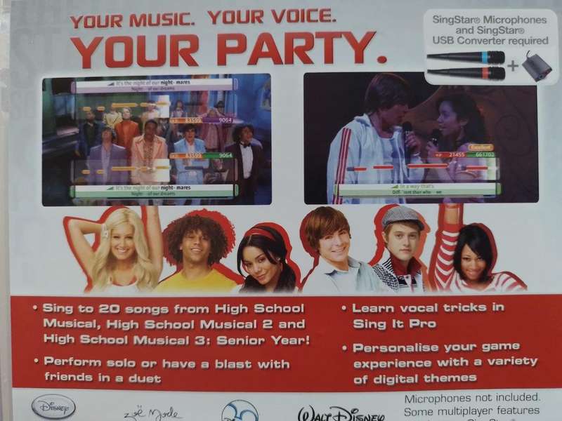 PS3 - Disney Sing It High School Musical 3 Senior Year