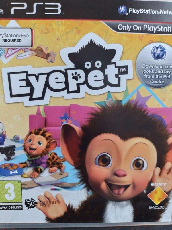PS3 - EyePet - Playstation Eye Required