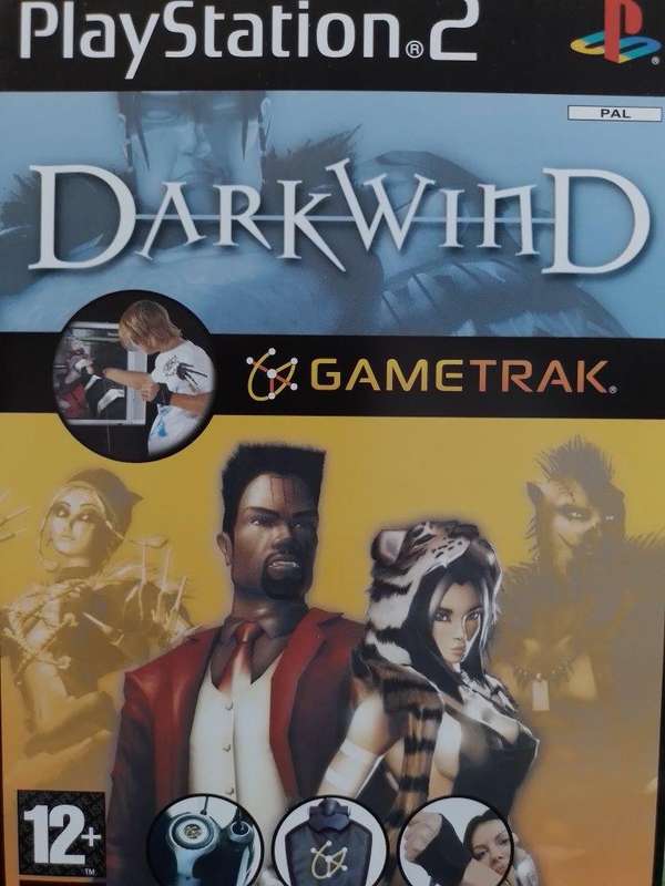 PS2 - Gametrak Dark Wind (Gametrak motion sensor system required)