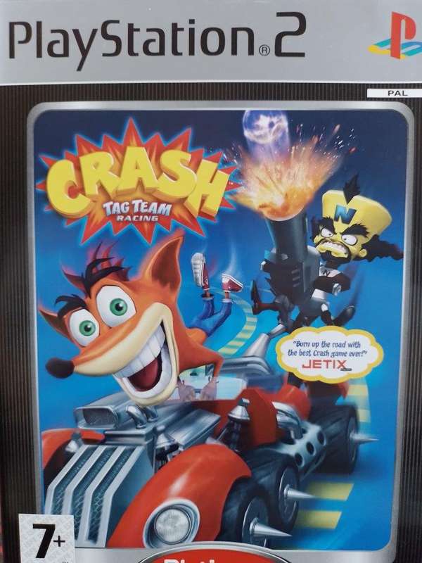 PS2 - Crash Tag Team Racing - Platinum