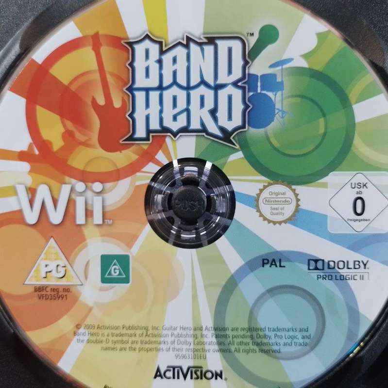 Wii - Band Hero (Disc Only)