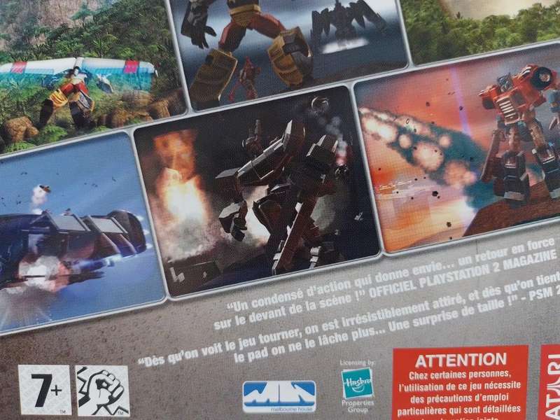 PS2 - Transformers (French Cover)