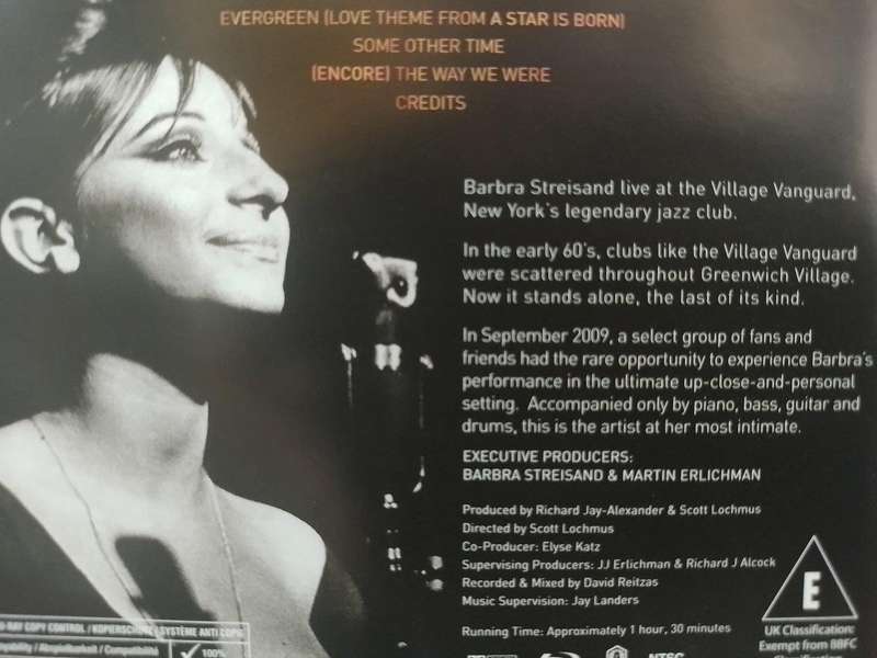 Blu-Ray - Barbra Streisand One Night Only